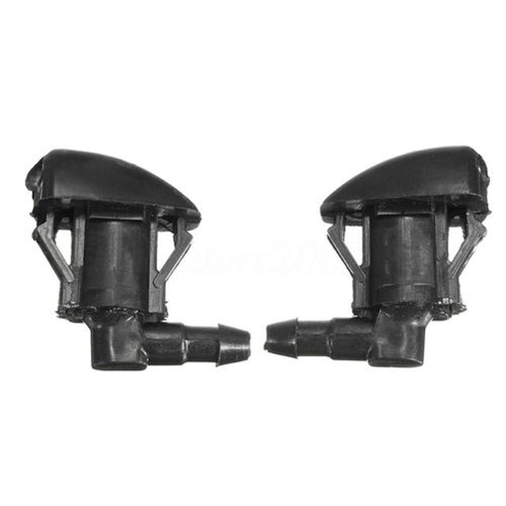 2Pcs Front Windshield Wiper Water Washer Jet Nozzle For Toyota Corolla 2002 2003 2004 2005 2006 For Camry 2003 2004 2005 чёрный