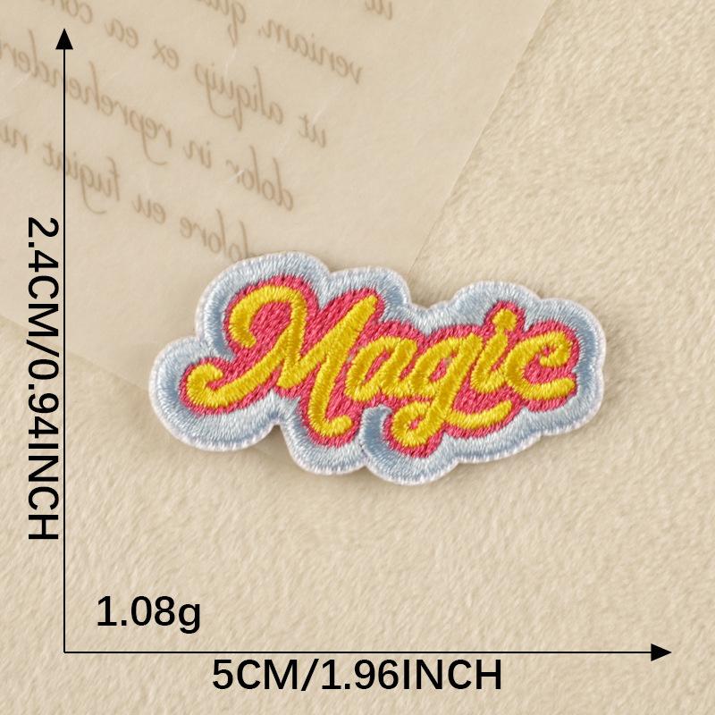 Embroidery Label Embroidery Sticker Original Little Girl Bow Clothing Accessories Adhesive Patch Hand Account Shoe Emblem Cloth Sticker