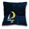 Creative Spaceman Astronaut Pillowcase Blue Green Cushion Cover Sofa Office Seat    Ornament Home Decoration