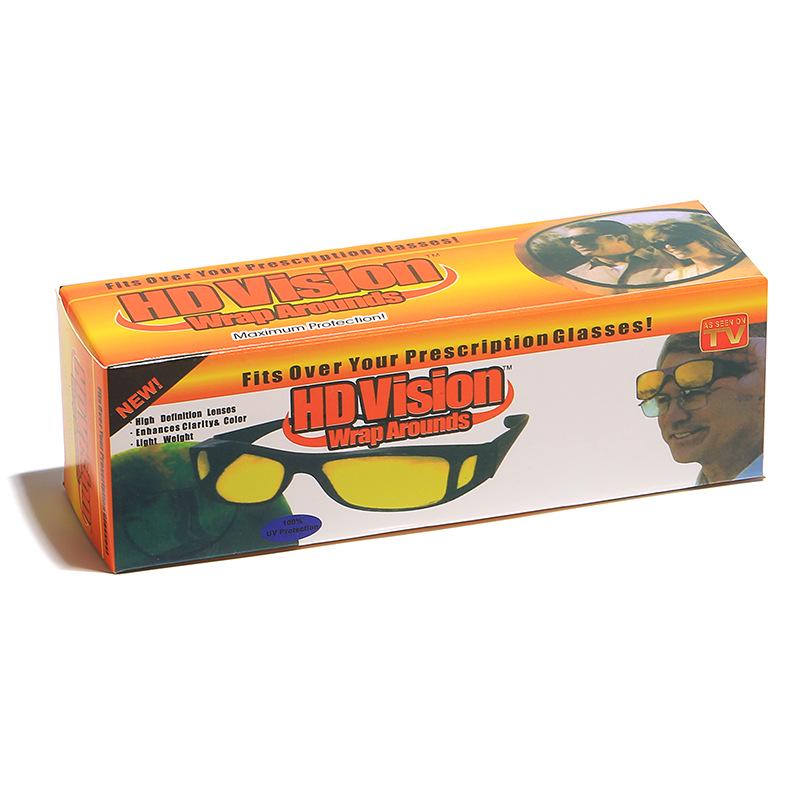 Unisex Night Vision HD Driving Glasses - Windproof, Tear-Resistant, UV Protection