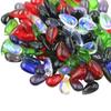 Pack of 100/50 Top Drilled Teardrop Glass Beads Handmade Jewelry Making Material Teardrop Glass Pendants Adornments