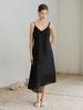 Mommet Koi Layered Sleeveless Dress Black