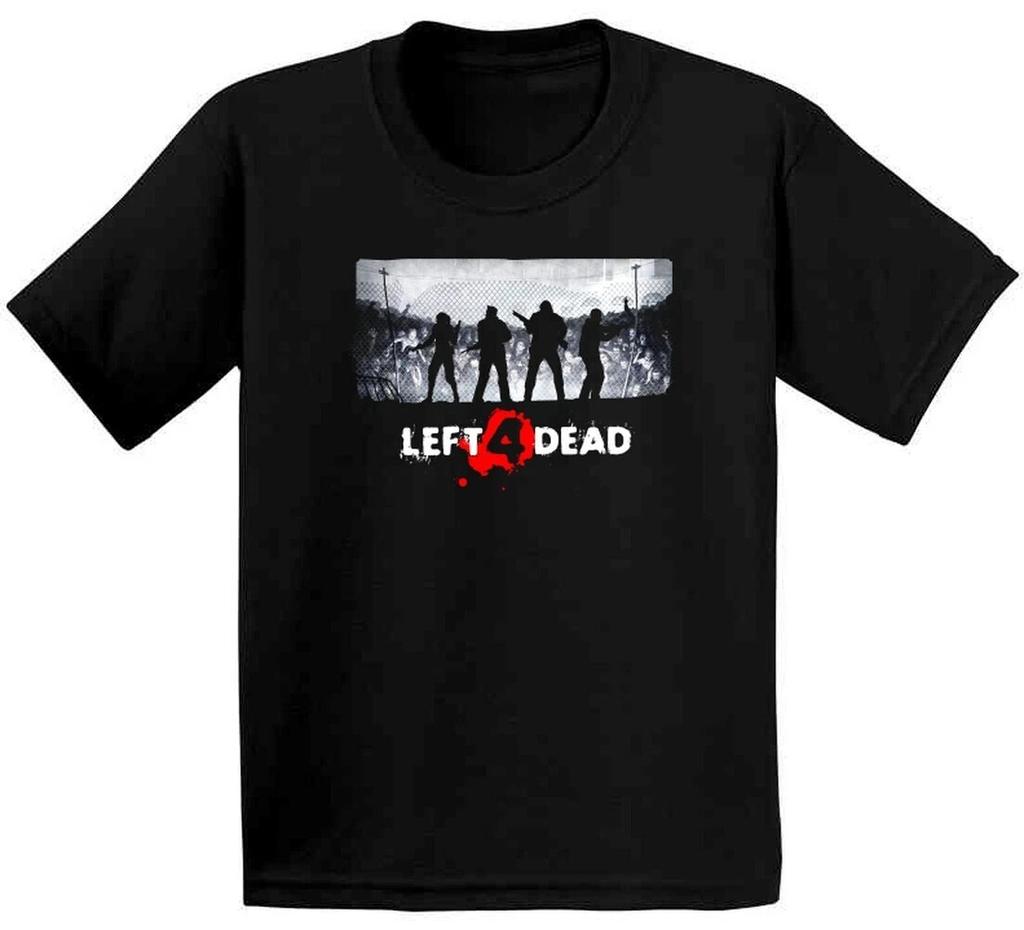 Left 4 Dead video game Tshirt loosefitting casual retro shirt highquality pure cotton unisex streetwear shirt graphic t shirts