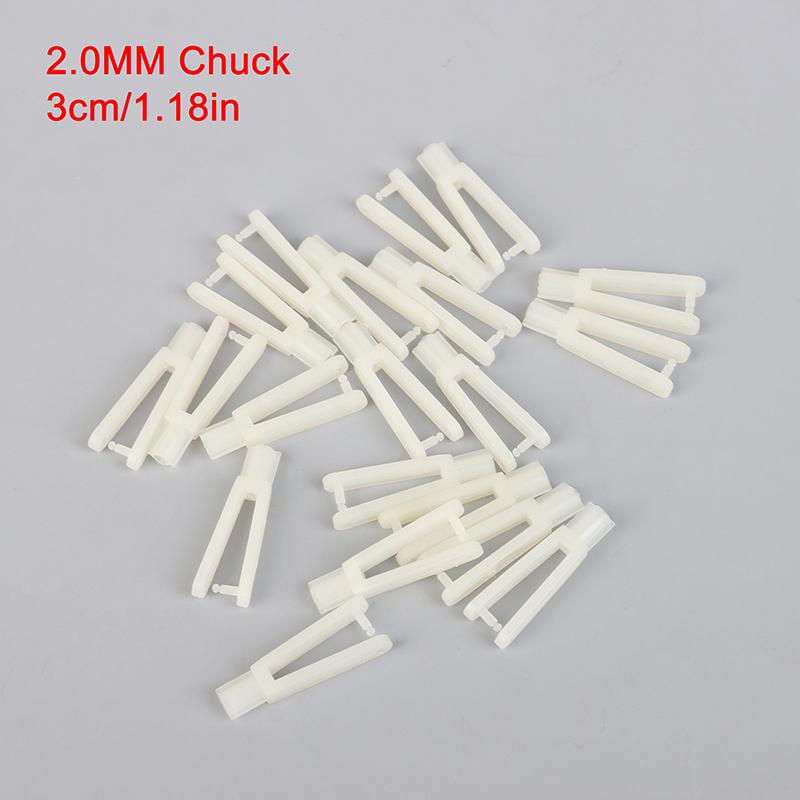 20Pcs 1/2Mm U-Type Collet Rudder Angle And Tie Rod Connection For Rc Fixed-Wing Remote Control Aircraft Fpv Parts