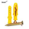 Ansellary Small Yellow Fish Plastic Wall Plugs