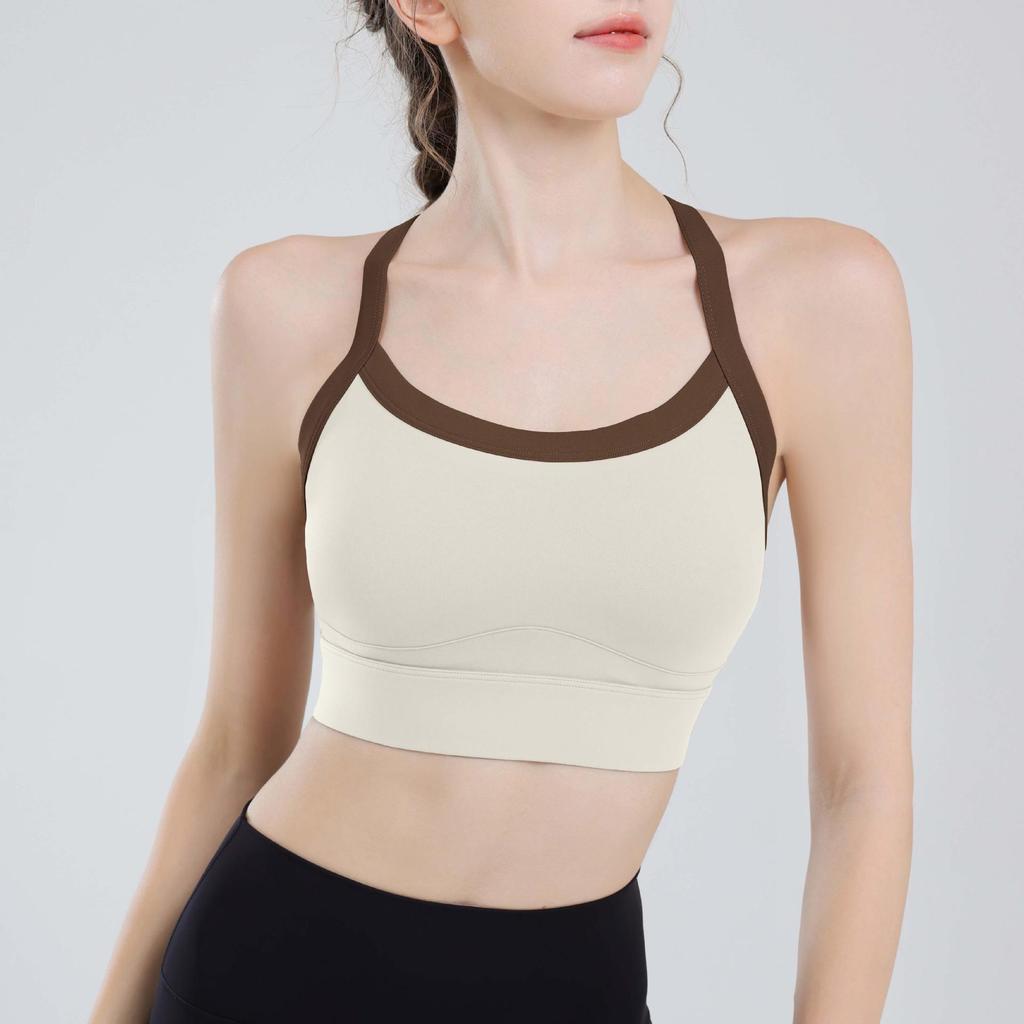 Shockproof Sleeveless Sports Bra: Quick-Dry Yoga Vest for Women