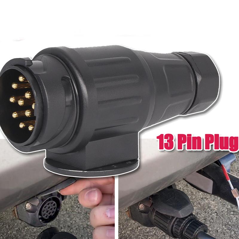 Adattatore Rimorchio 13 A 7 Pin - Convertitore Elettrico Per Caravan E Camion - Foto 5
