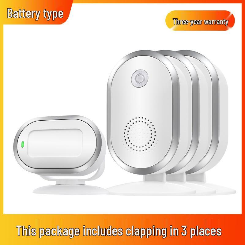 Sensor Store Entrance Alert: Welcomer Anti-theft Alarm and Split Doorbell for Supermarkets.