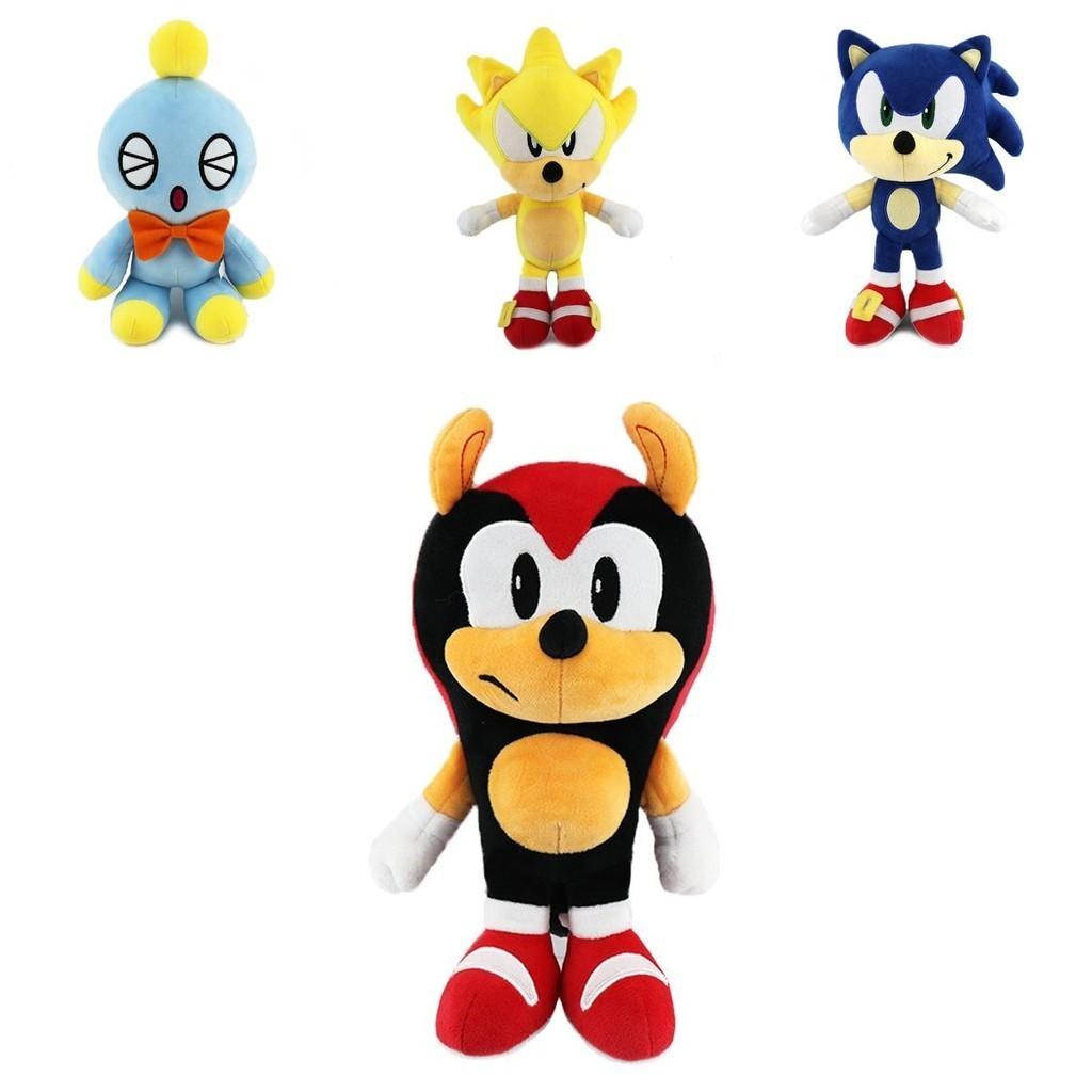 Sonic Plush Toy Soft Stuffed Doll Cute Design Fluffy Style Bedroom Ornaments