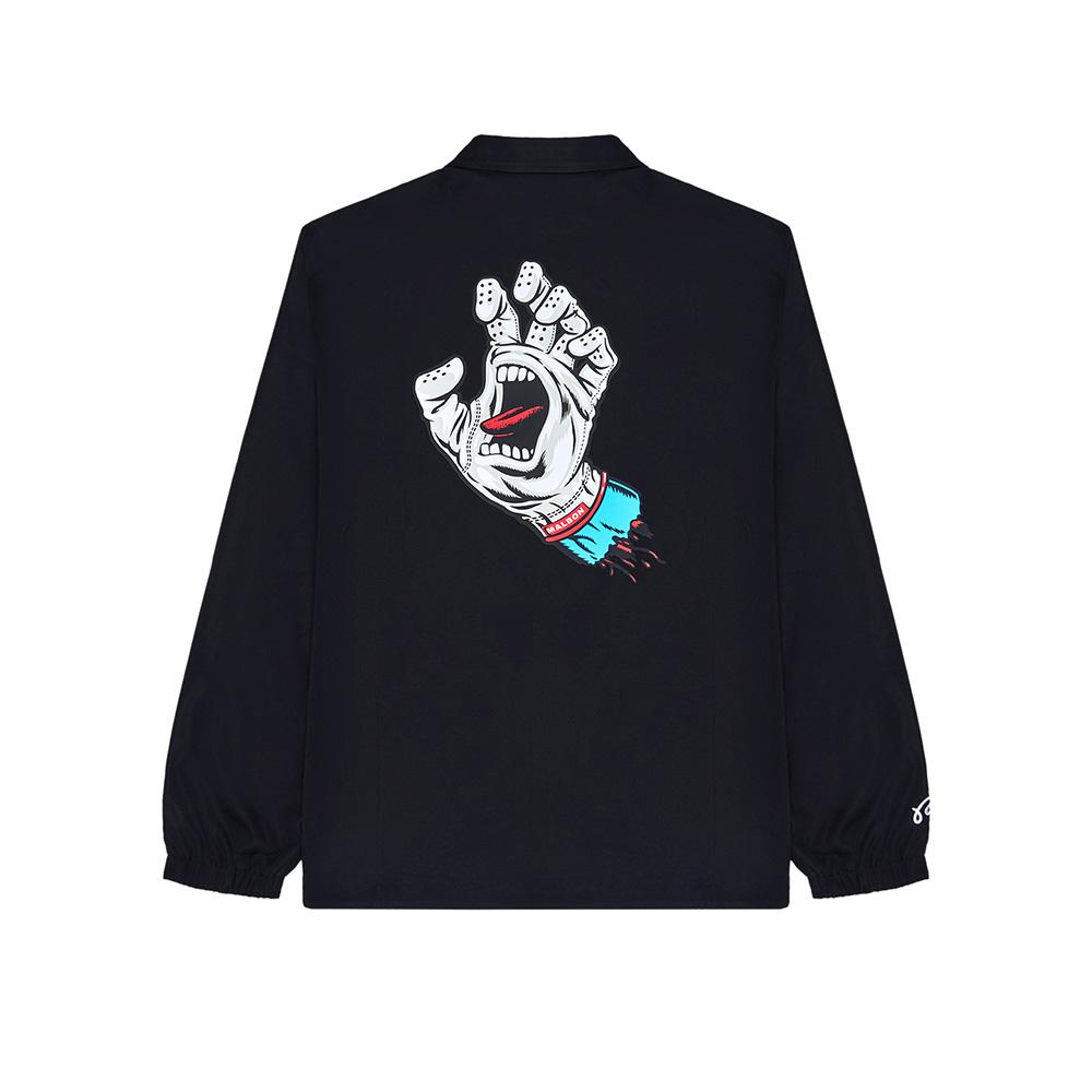 Malbon Golf [Santa Cruz] Coach Jacket Black (Man)