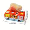 Montessori Toys Baby Tissue Box Soft Paper Toddler Finger Exercise EducationalLearning Activity Sensory Plush Toy for Kids Game
