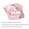 Adjustable Sleeveless Bib for Infants Baby Gentle On Skin Water Proofing Fabric Foof Catcher Pocket Design for Nursing