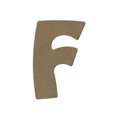 MDF Wooden Capital Letter F To Decorate - 8 Cm