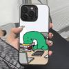 Cute J-Jogumans Dinosaur Phone Case For iPhone 17,16,15,14,13,12,11 Plus,Pro Max,XS,Colorful Silver Phone case Funda Cover
