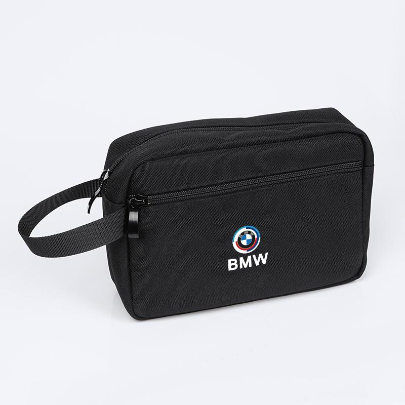 BMW Handbag Canvas Fabric Car Organizer Bag For BMW M E36 i4 G26 F40 F11 E46 E60 E70 G30 X3 X5 X7 Car Storage Bag Car Supplies EB1