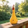 Long Neck Chicken Statue Resin Animal Figurines Whimsical Garden Statues  Garden