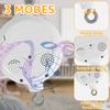 Baby Mobile Music Box Crib Mobile Musical Box with 3 Modes Baby Bedding Rotating Musical Box Battery Operated Cot Mobile Motor