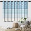 2Pcs Window Curtains Modern Style Simple Plaid Pattern Blackout Drapes Bedroom Living Room Drakening Thermal Insulation Curtain