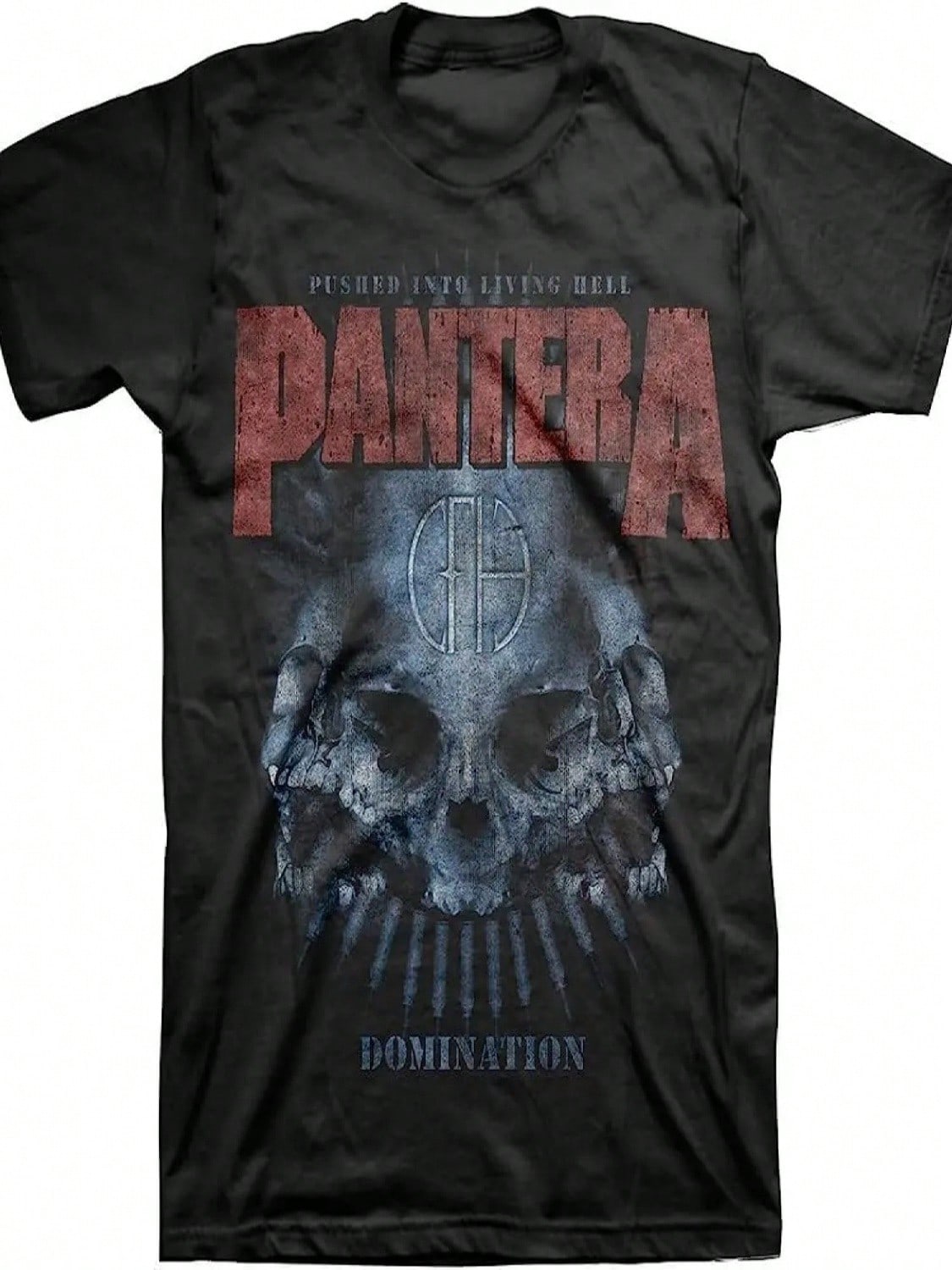 Bravado Pantera Men s Domination Distressed T-Shirt _ Officially Licensed Merchandise,Leisure And Comfortable S разноцветный