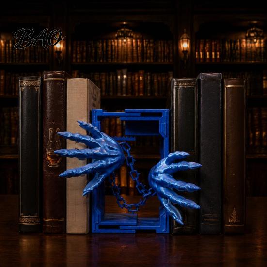 Gothic Desktop Book Organizer Flying Dragon Bookend, 3D Printed PLA Fantasy Decorative Stand, Style Bookends for Shelves Heavy Duty Shelf Office
