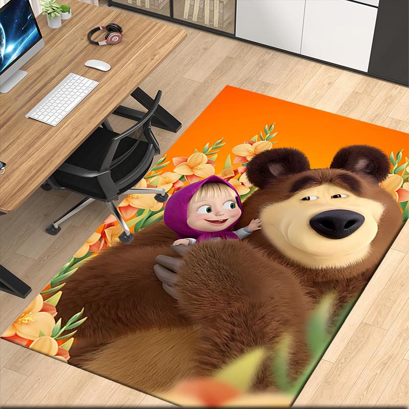 Masha Printed Carpet, for Office Chair Living Room Bedroom Kitchen Room Decor Gifts.