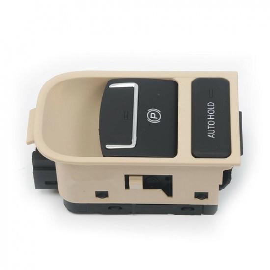 Beige Electronic Parking EPB Handbrake Switch for VW Tiguan 2009-2018 5N0927225A
