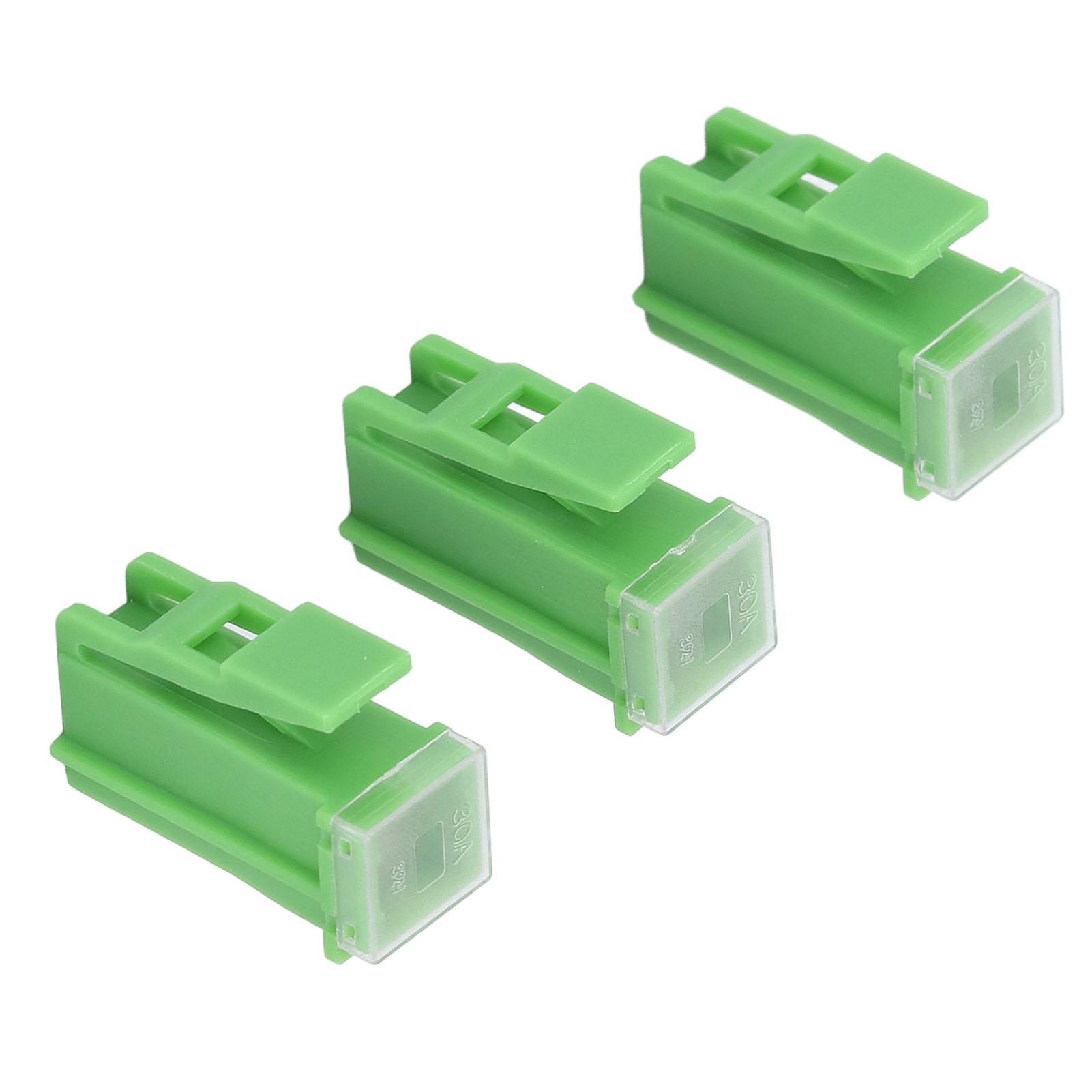 

10 шт. плавких предохранителей с задержкой срабатывания 30 А 32 В, гнездовая клемма с фиксатором, замена автомобильного предохранителя