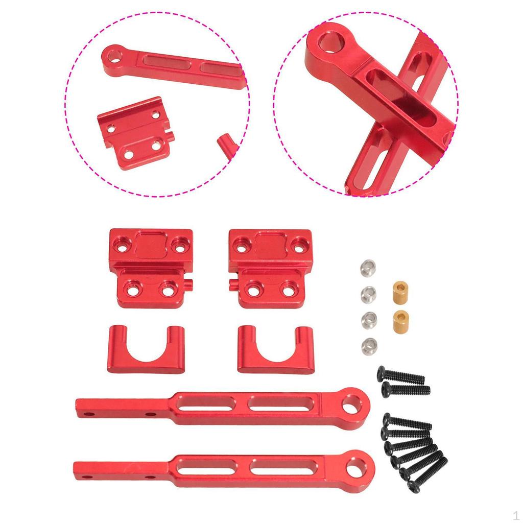 1/12 Frame Chassis Upgrade Kit Aluminum Alloy RC Rear Axle Metal Parts Vehicle