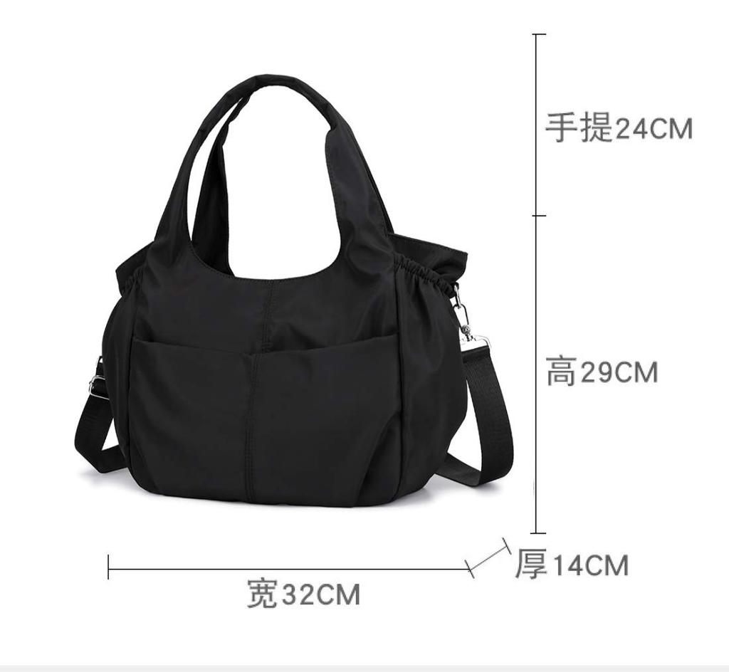 Yanaier Tote Bag, Shoulder Bag, Mother's Bag, 2-Way, Large Capacity, Lightweight, Waterproof, Multifunctional, Popular, Stylish, Crossbody Bag,