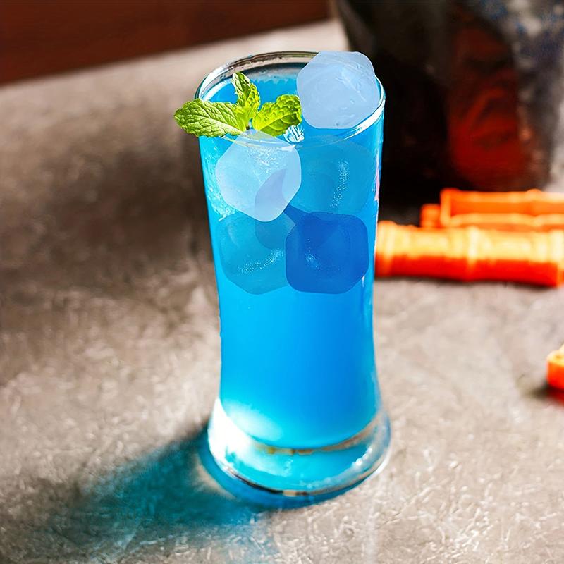 24 Pezzi/Set Cubetti di Ghiaccio Riutilizzabili per Whisky Pietre Resistenti all'Usura Estive Cubetti di Ghiaccio per Whisky Accessori in Plastica