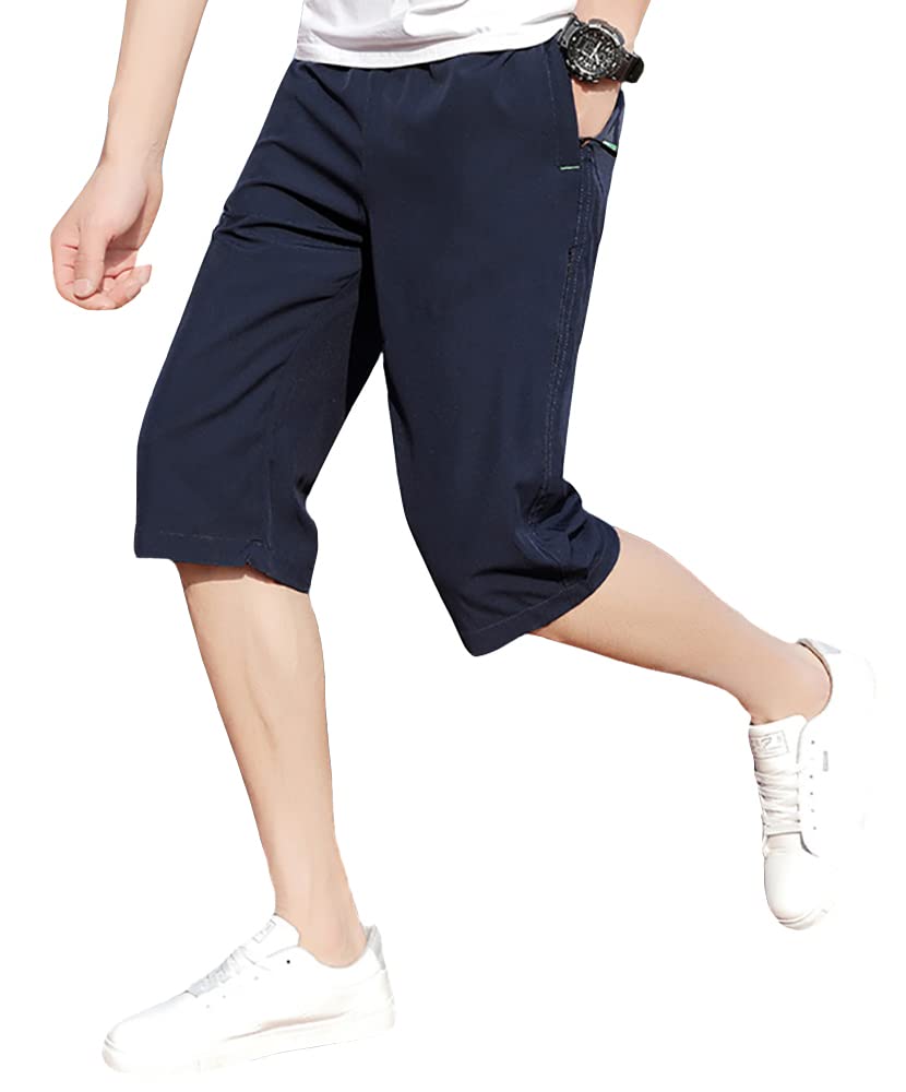 

Cropped Sports Summer Outdoor Plus Sizes Loose Running Zipper [foveitaa] Men s Shorts, Shorts, 3/4 Length, Shorts, Available, Fit, Breathable,