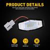 New LED License For 2004-2008 Acura Plate Light TL White Bright 6000K High Power