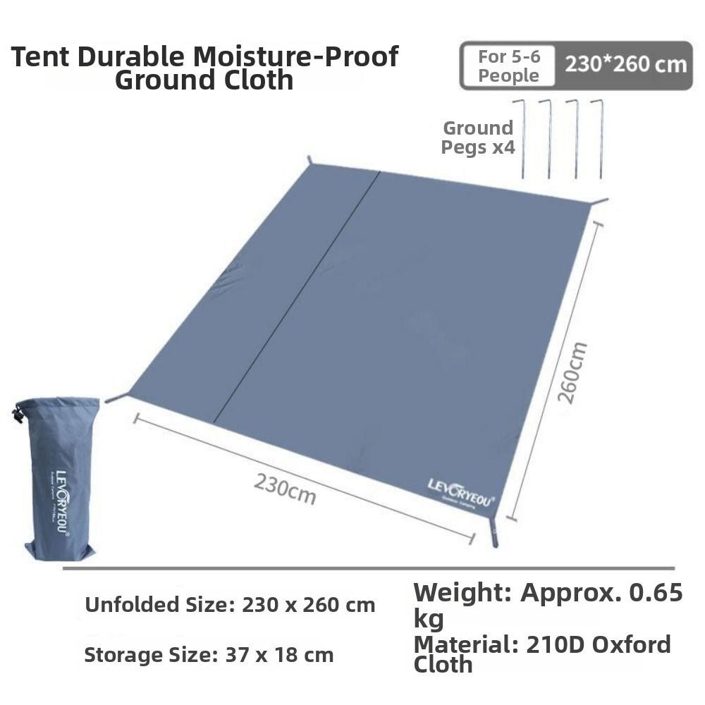 Odporny na ścieranie Wodoodporny Podkład pod namiot Zagęszczona tkanina Oxford Plażowy tarp