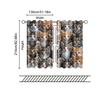 2 Pcs   Filtering Curtains (excluding Rods   Non-movable   Without Batteries) Whisker Wonders Cat for Use In Bedrooms and Living