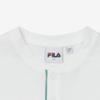 [fila Kids] Funkcjonalny T-shirt z dekoltem Henley Fk2rsf2202x Owh q0zFk2rsf2202xOwh