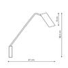 Kinkiet Futuro 1 Gu10 Biały Light Prestige Lp-17001/1Wl Wh