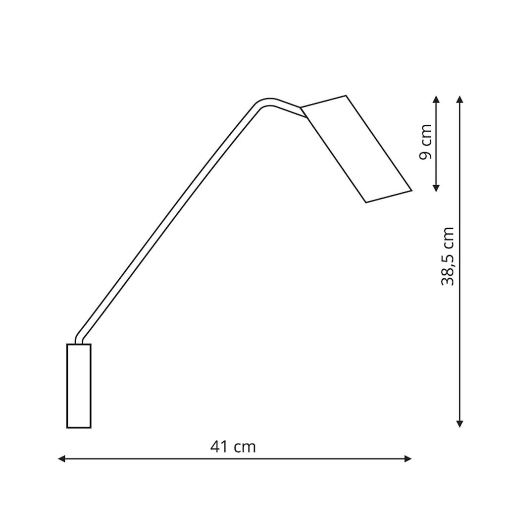 Kinkiet Futuro 1 Gu10 Biały Light Prestige Lp-17001/1Wl Wh