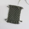 2pcs Crochet Cotton Table Pads Heat Resistant Placemats Colorful Coaster Decorative and Protective Mats for Hot Dishes