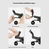 Comfortable Bicycles Handlebars Grips For Pains without Cycling Light weight Regulable Angles Installation