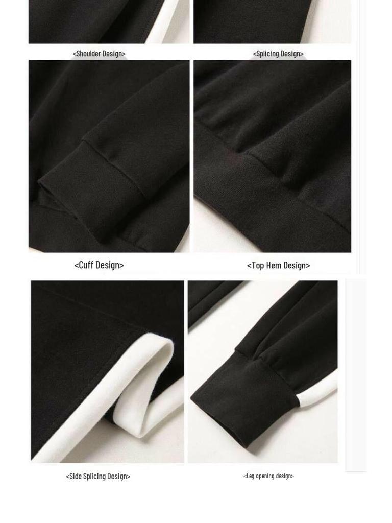 Women's Korean Style Casual Harem Pants Sports Suit - Autumn 2022 Fashion Two-Piece Set