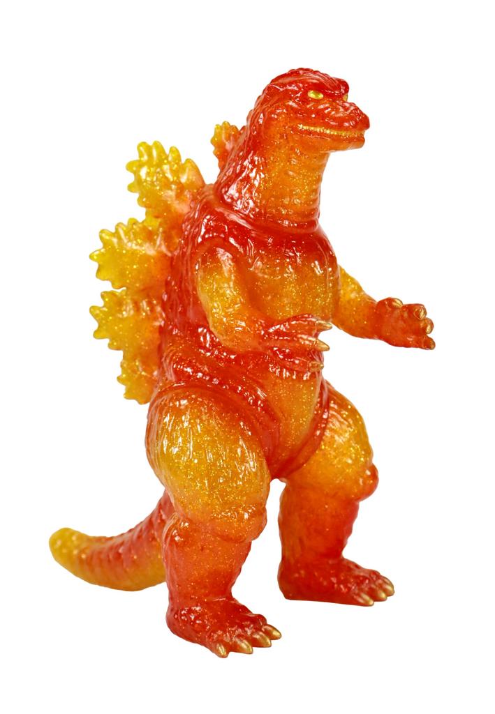 CCP Medium Size Series Godzilla Burning Glitter Approximately 120mm PVC Soft Vinyl Figure [12th] (1995) Ver. Pre-painted