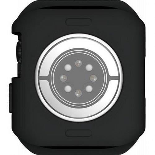 Coque pour apple watch - itskins - hybrid solid r - 100% plastique recyclé - noir - 38-40mm