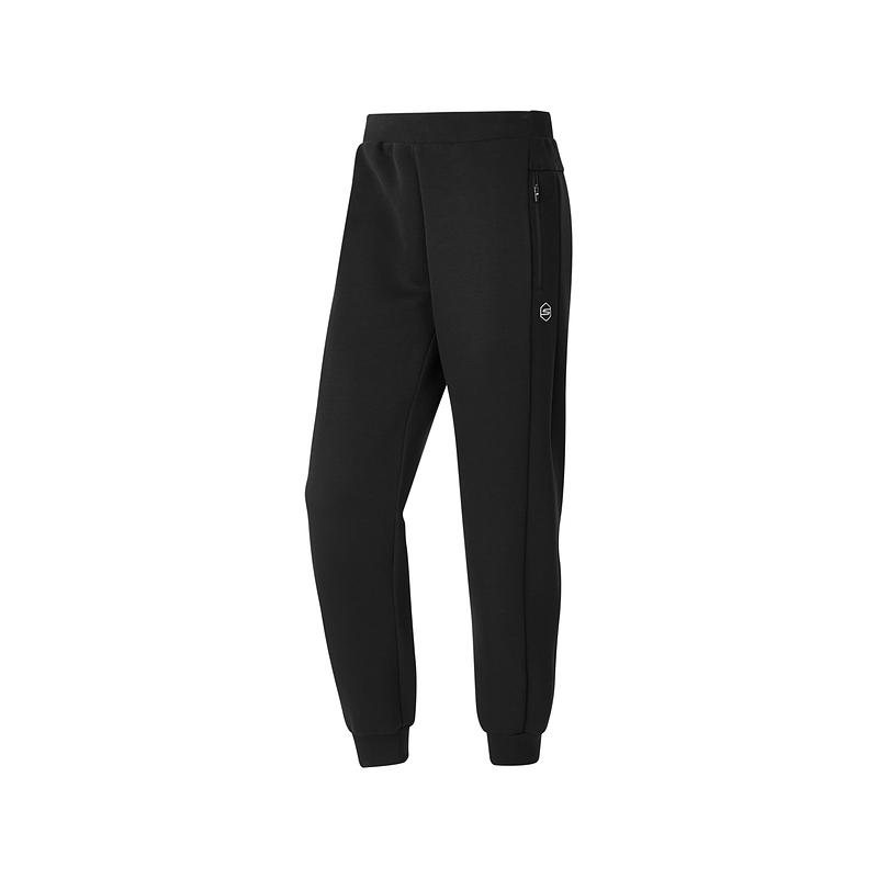 Skechers Comfortable Sports Series Fashion Solid Color Casual Jogger Knit Pants Women Bottoms Carbon-Black P324W014-0018