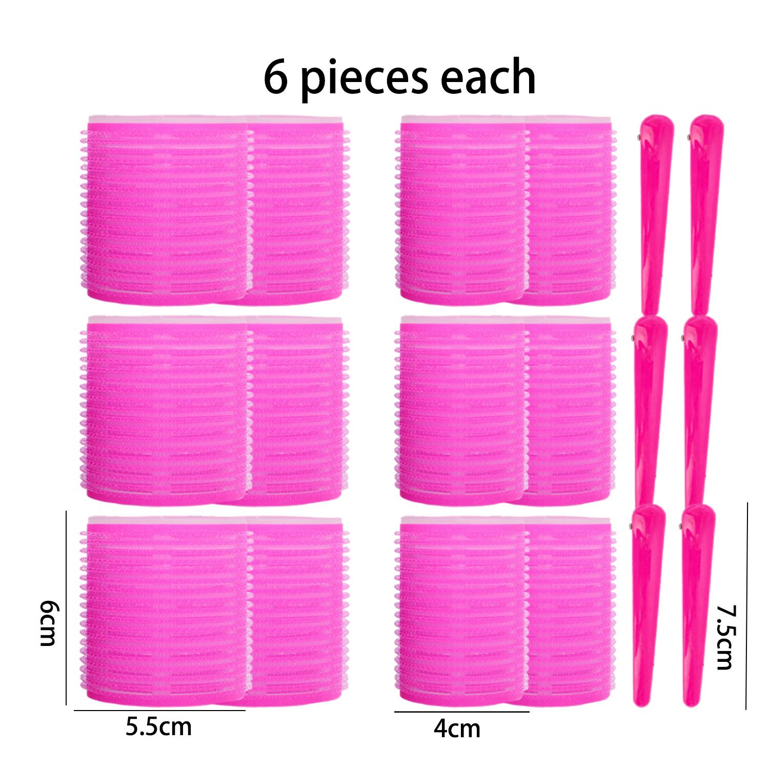 

18pcs/set Air Bar Curling with Hairpins Self-adhesive Magic Roll Bangs Hair Clip DIY Hairdressing Curls Styling Tools S/M/L