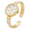 Fieldwork Women's Analog Watch with Metal Strap and Bangle, Epocolor Cattery White, YM123-1