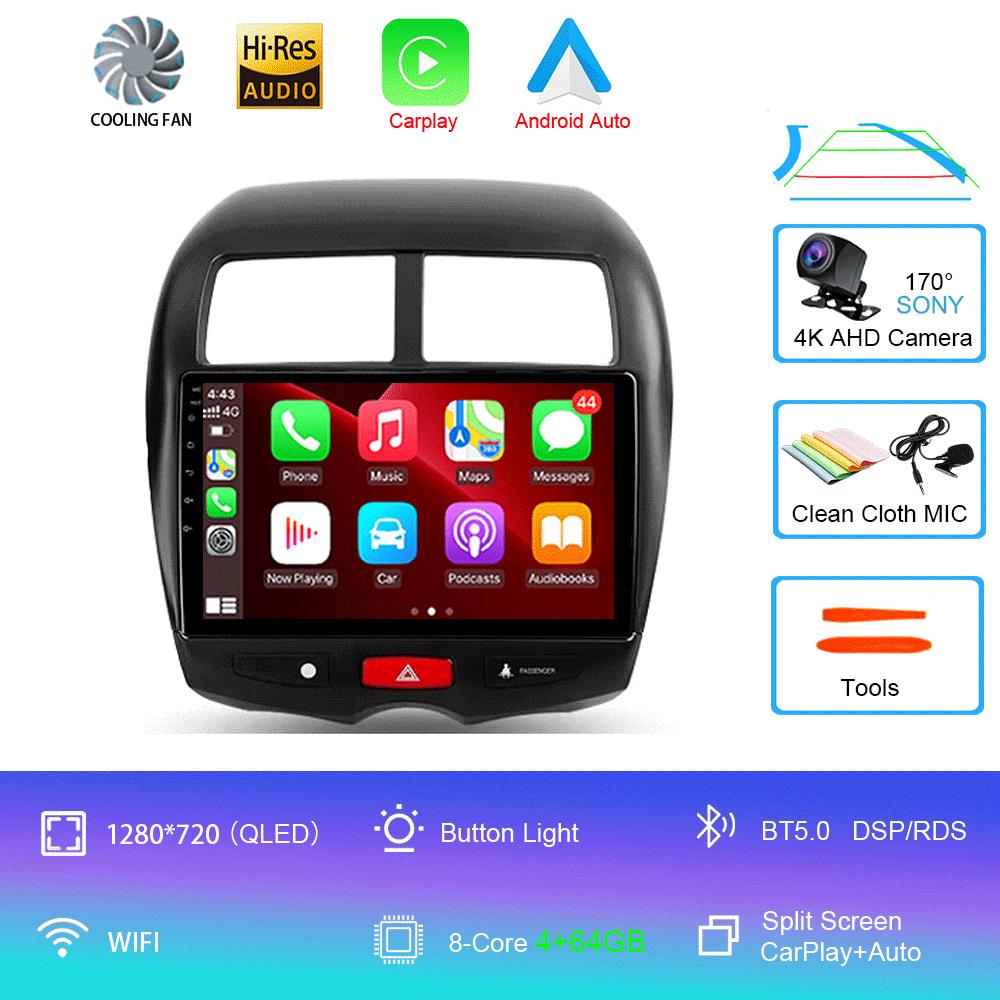 Android 14 Car Radio For Mitsubishi ASX 1 2010 - 2016 Multimedia Video Player Navigation Stereo GPS No 2din 2 Din Dvd