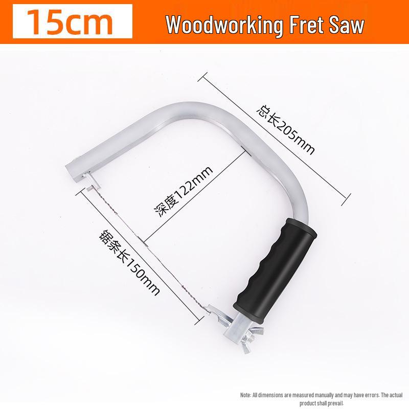 Multi-Function Handheld Pull Saw: Flower, Fret, Wire, and Jigsaw for Woodworking & Household Use