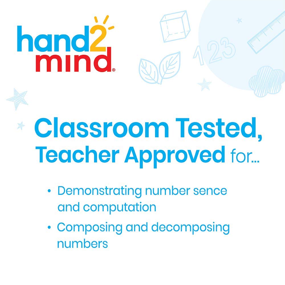 Learning Resources Math Materials Ten Frame Counter Set for Teachers Authentic (92856)