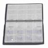 Coin Collection Album PVC Wear Resistant Lightweight Portable Coin Holder Book for Collectors Black
