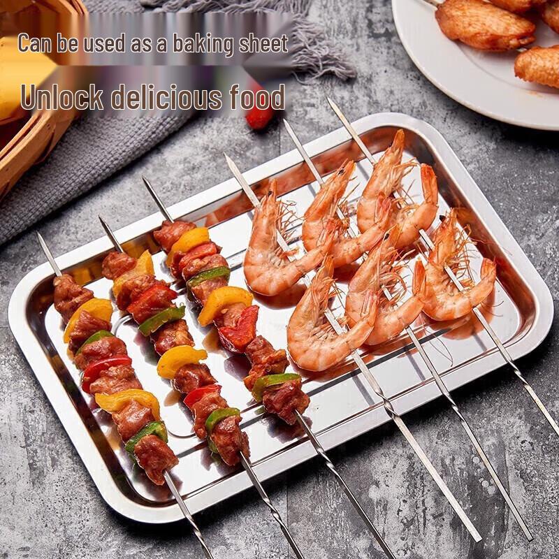 Large Stainless Steel BBQ Grill Pan